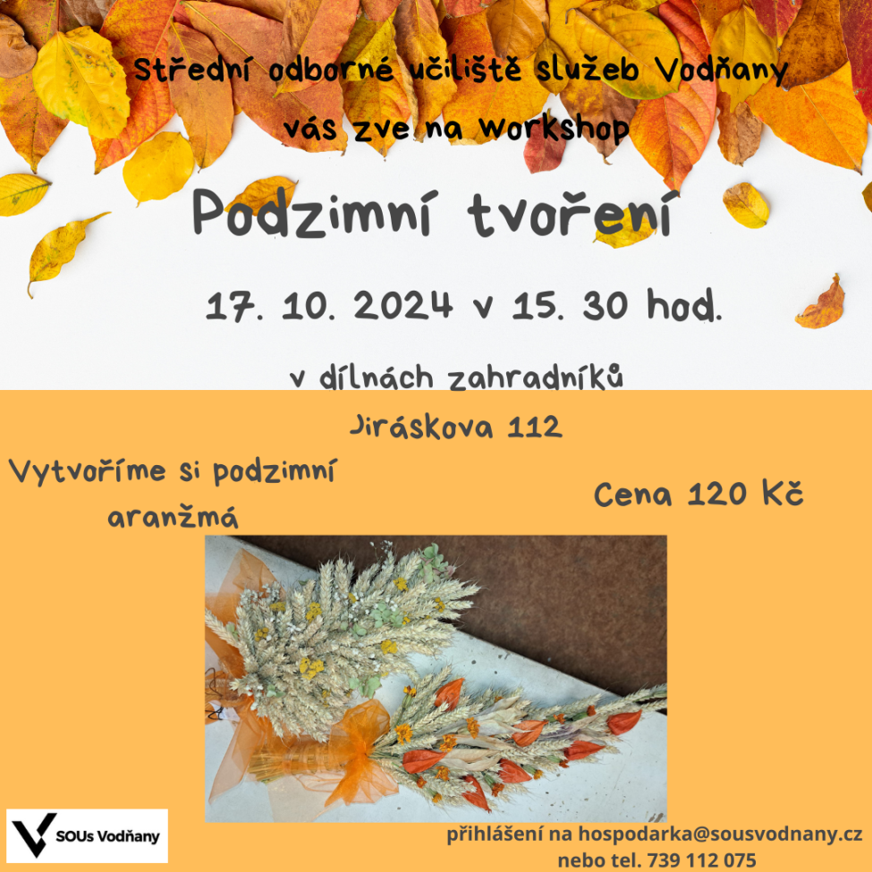 Obrázek - Workshop - podzimní tvoření   ODLOŽENO z důvodu nemoci